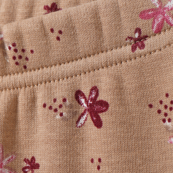 Meisjes leggings met bloemen all-over