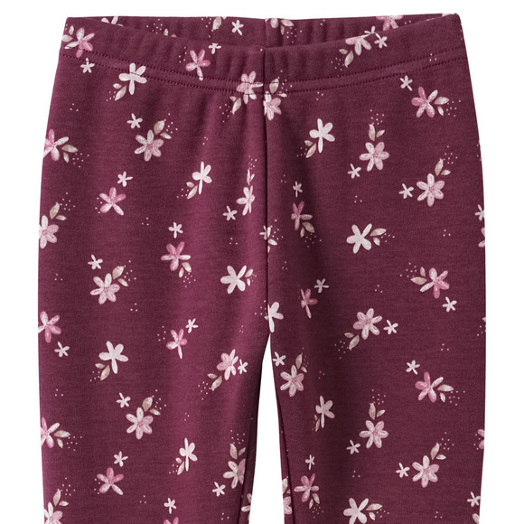 Meisjes leggings met bloemen all-over