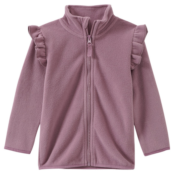 Mädchen Fleecejacke mit Rüschen-Details