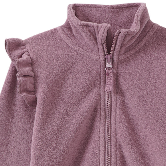 Mädchen Fleecejacke mit Rüschen-Details
