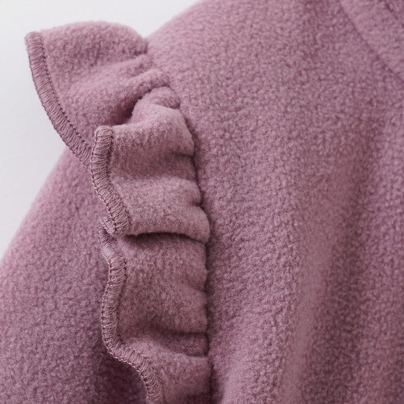 Mädchen Fleecejacke mit Rüschen-Details