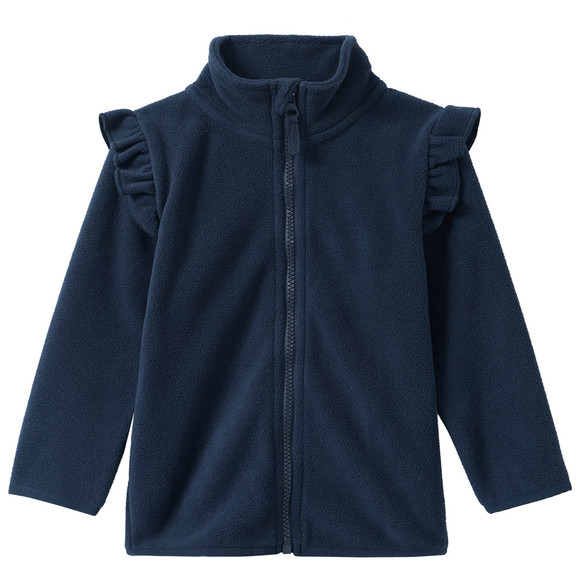 Mädchen Fleecejacke mit Rüschen-Details