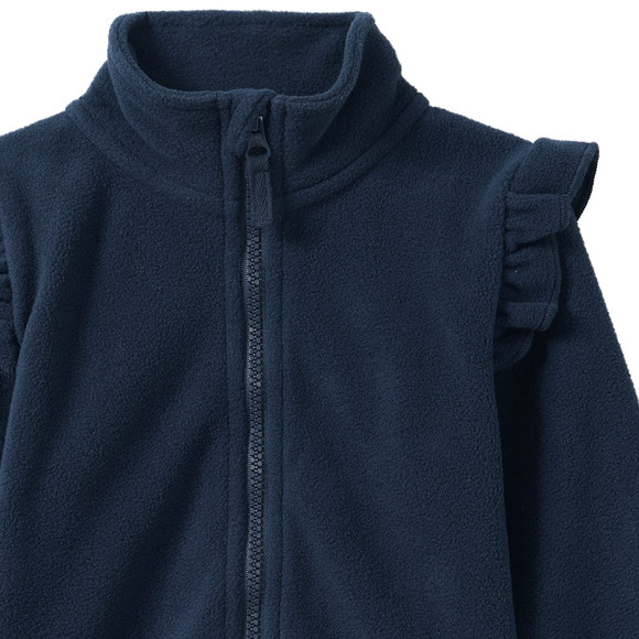Mädchen Fleecejacke mit Rüschen-Details