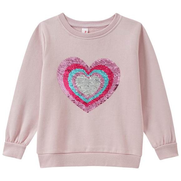 Mädchen Sweatshirt mit Wendepailletten