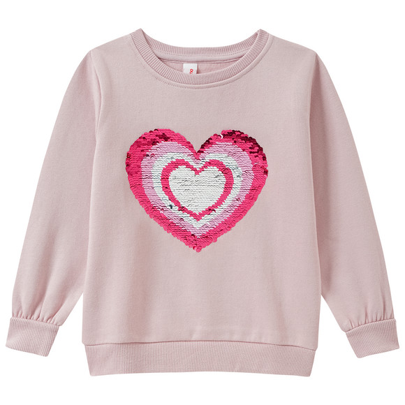 Mädchen Sweatshirt mit Wendepailletten