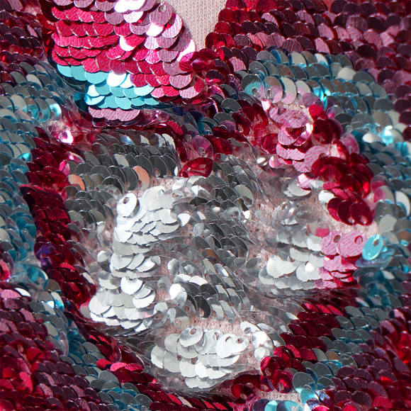 Mädchen Sweatshirt mit Wendepailletten