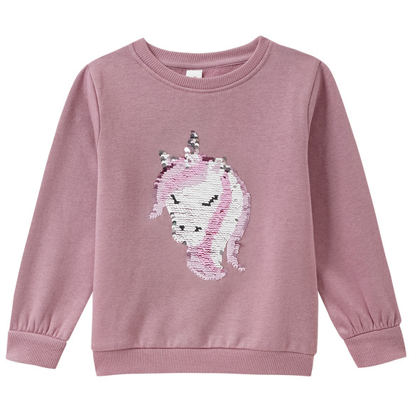 Mädchen Sweatshirt mit Wendepailletten