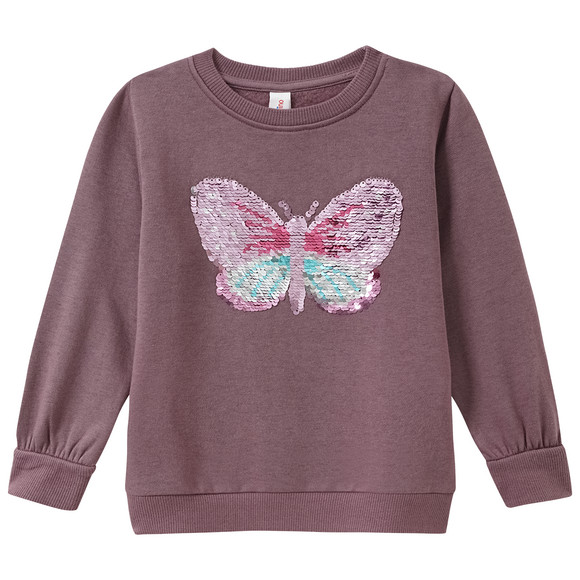 Mädchen Sweatshirt mit Wendepailletten