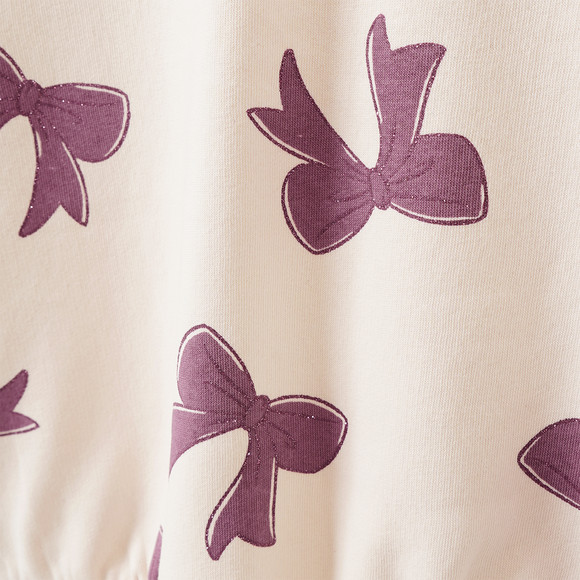 Meisjes sweatshirt met glitterprint