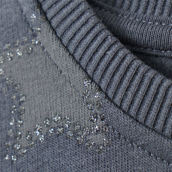 Sweatshirt met glitterprint voor meisjes