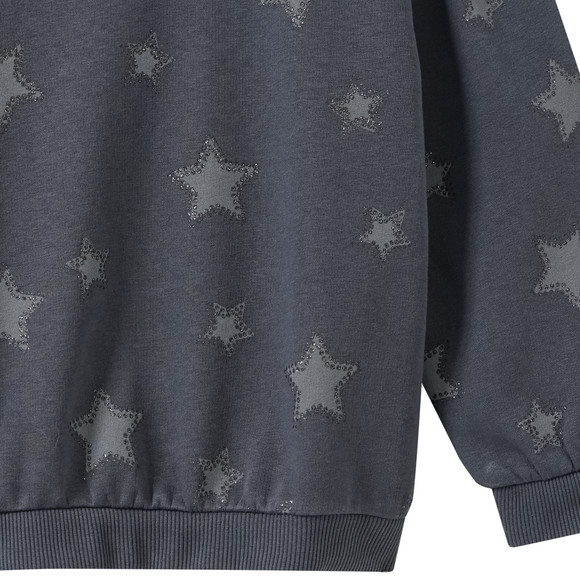 Sweatshirt met glitterprint voor meisjes