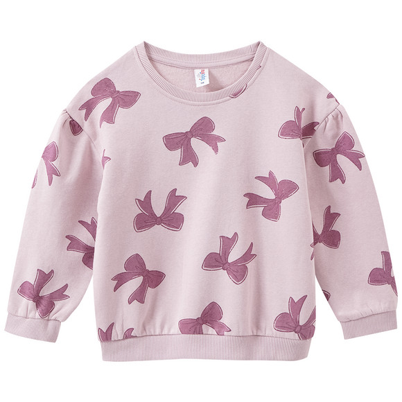 Sweatshirt met glitterprint voor meisjes