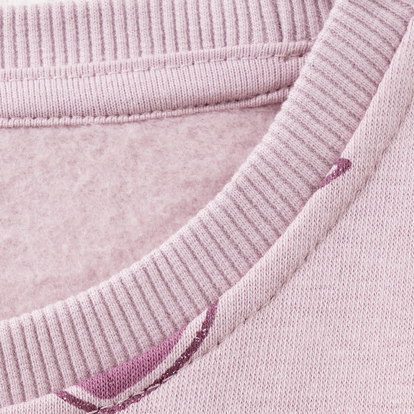 Sweatshirt met glitterprint voor meisjes