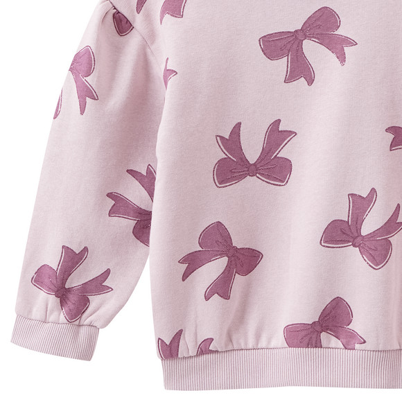 Sweatshirt met glitterprint voor meisjes