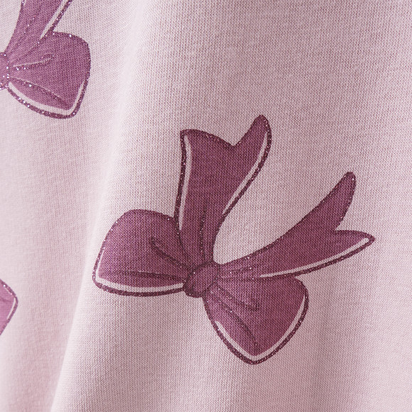 Sweatshirt met glitterprint voor meisjes