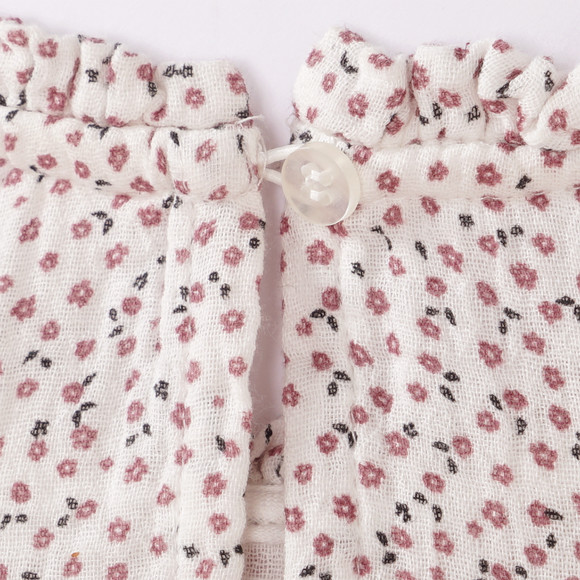 Baby mousseline blouse met bloemenprint
