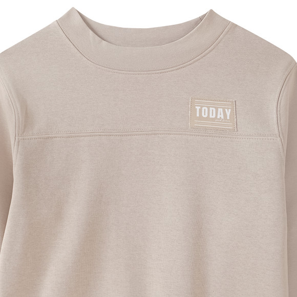 Jongens' sweatshirt met biologisch katoen