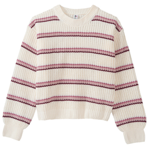 Gebreide chenille trui voor meisjes