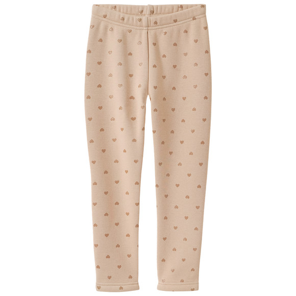 Mädchen Thermo-Leggings mit Glitzer-Herzen