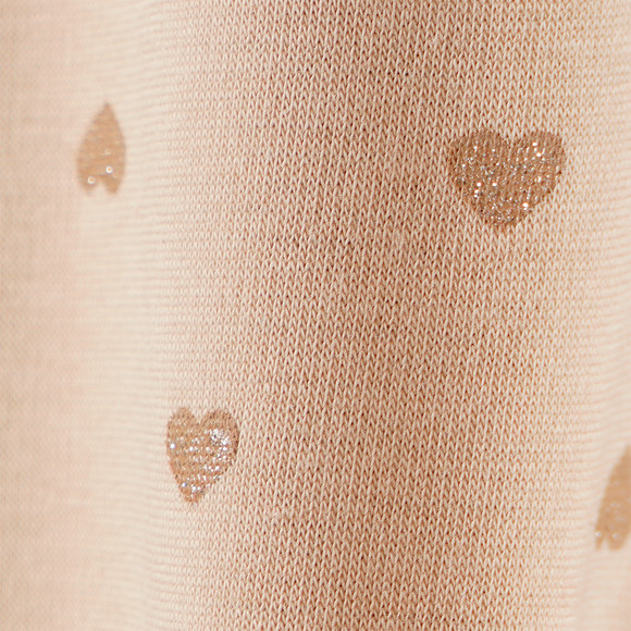 Mädchen Thermo-Leggings mit Glitzer-Herzen