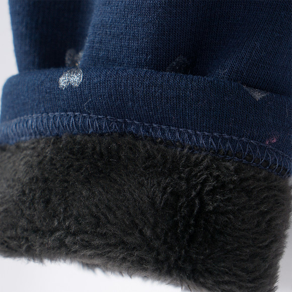 Mädchen Thermo-Leggings mit Glitzer-Herzen