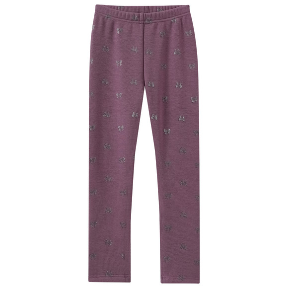 Thermolegging voor meisjes, glanzende print