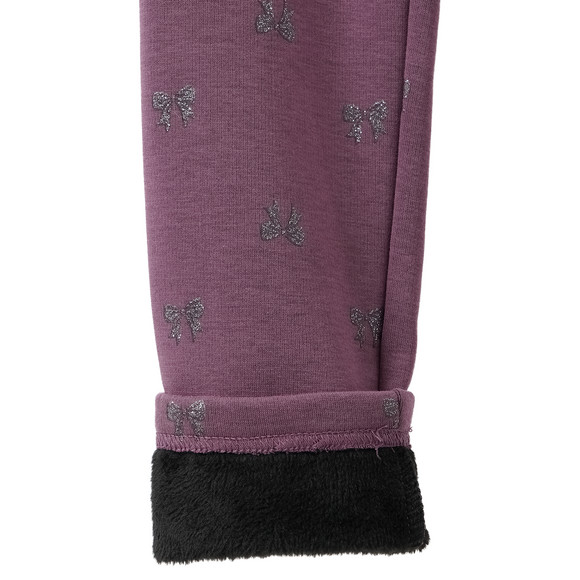 Thermolegging voor meisjes, glanzende print