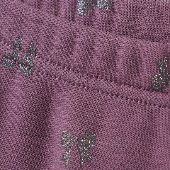 Thermolegging voor meisjes, glanzende print