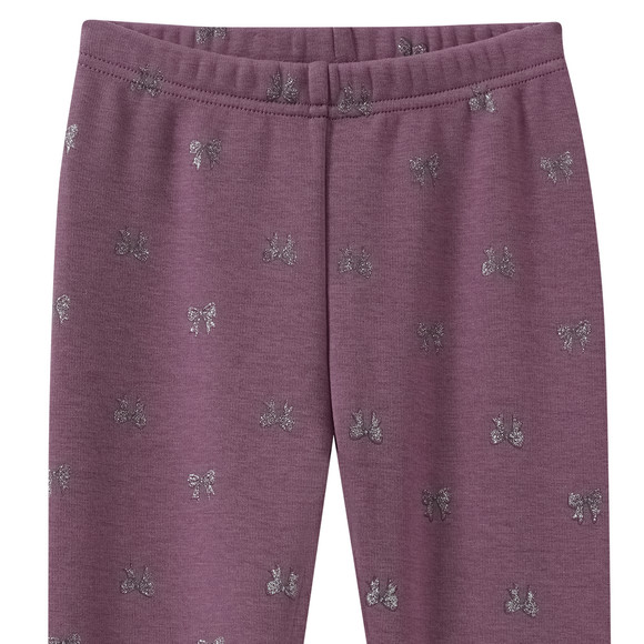 Thermolegging voor meisjes, glanzende print