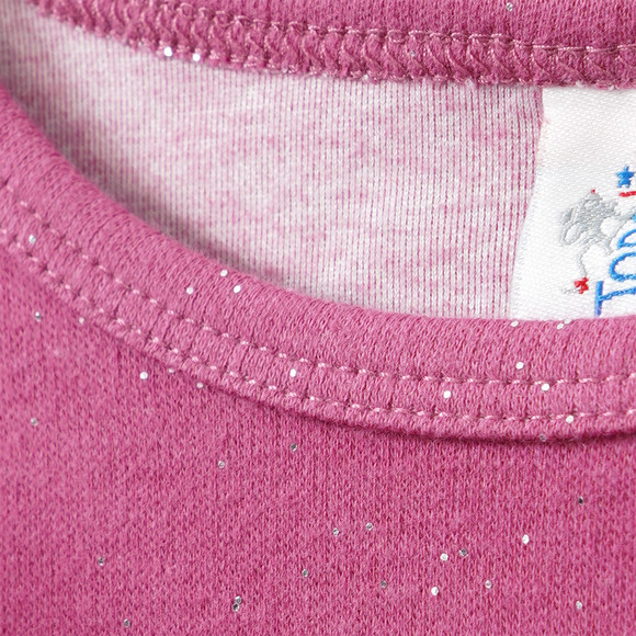Mädchen Langarmshirt mit Glitzer-Print