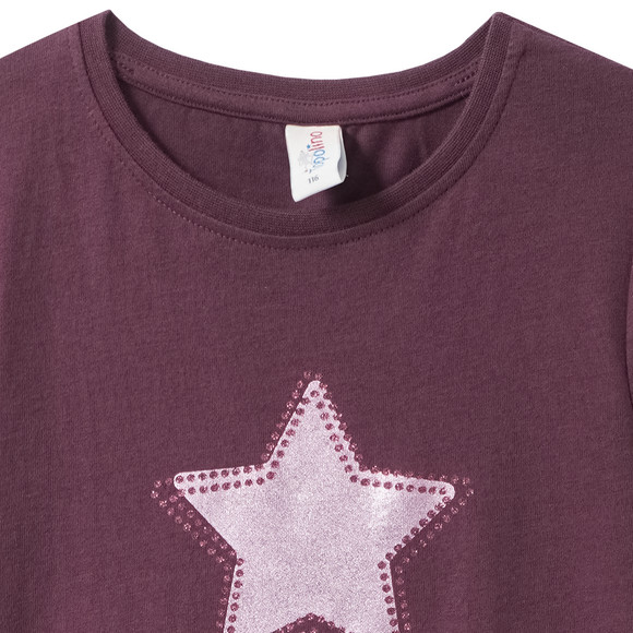 Mädchen Langarmshirt mit Stern