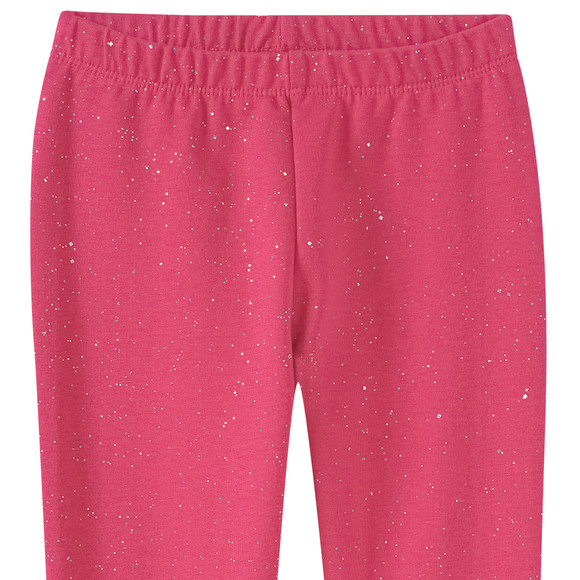 Mädchen Sweatleggings mit Glitzer