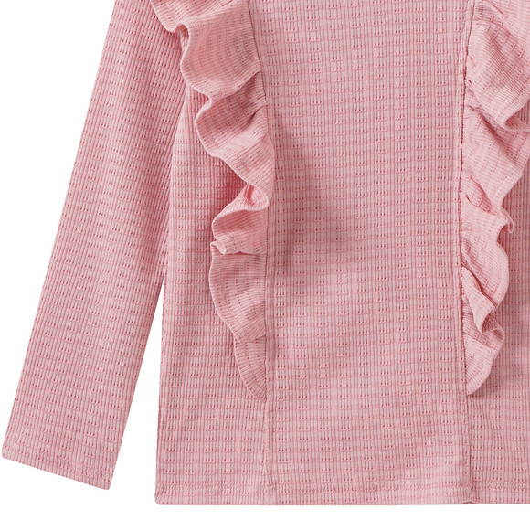 Mädchen Langarmshirt mit Volants