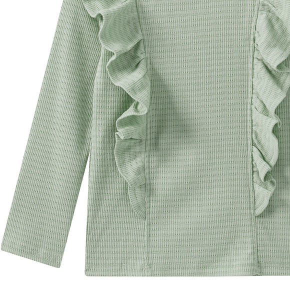 Mädchen Langarmshirt mit Volants