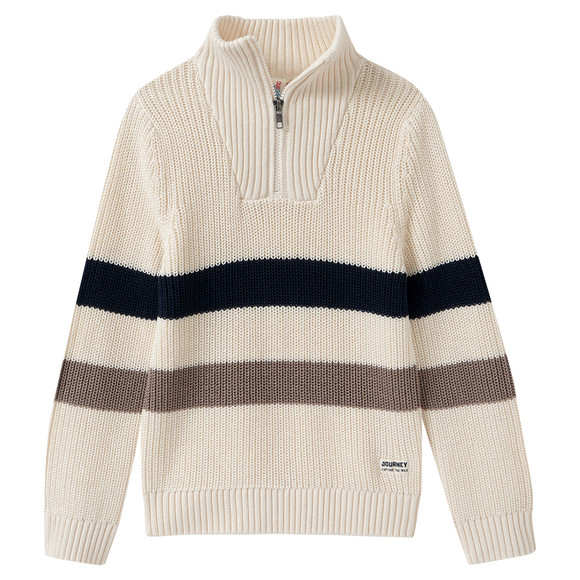 Geribde gebreide jongenstrui