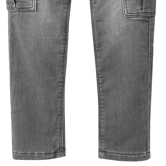 Thermojeans voor jongens in denimlook