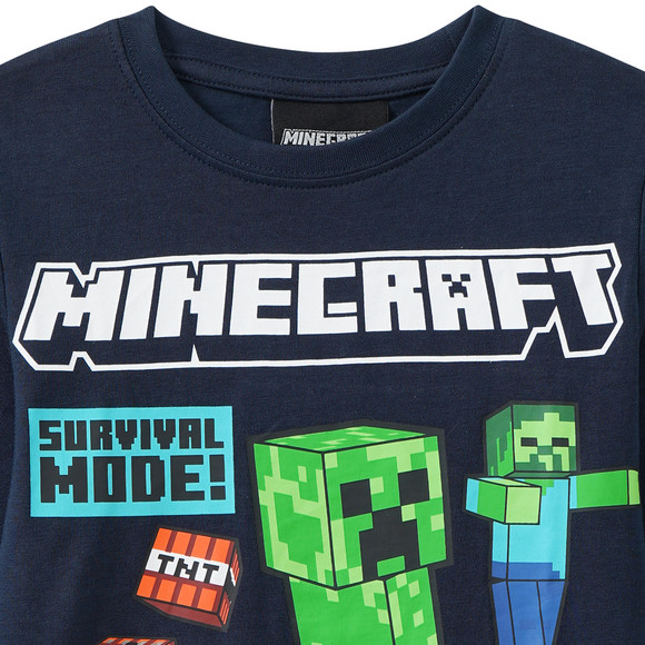 Minecraft Langarmshirt mit Print