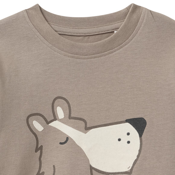 Jongenshemd met lange mouwen en print