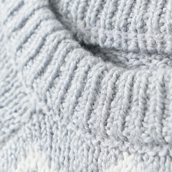 Jungen Strickpullover mit Norwegermuster