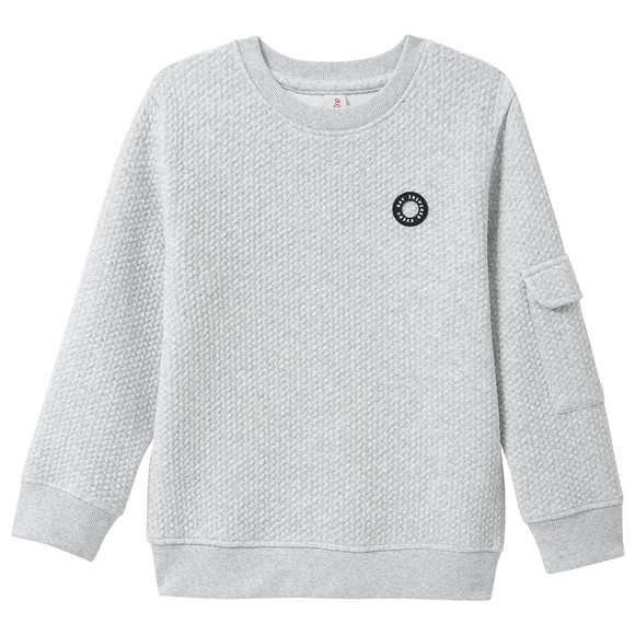Jungen Sweatshirt mit Strukturmuster