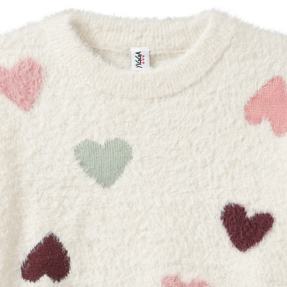 H&m Pullover Mit Herzen Damen Mädchen Pullover Mit Herzen