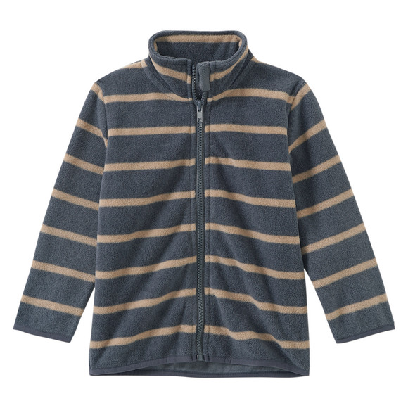 Fleecejas voor jongens met opstaande kraag