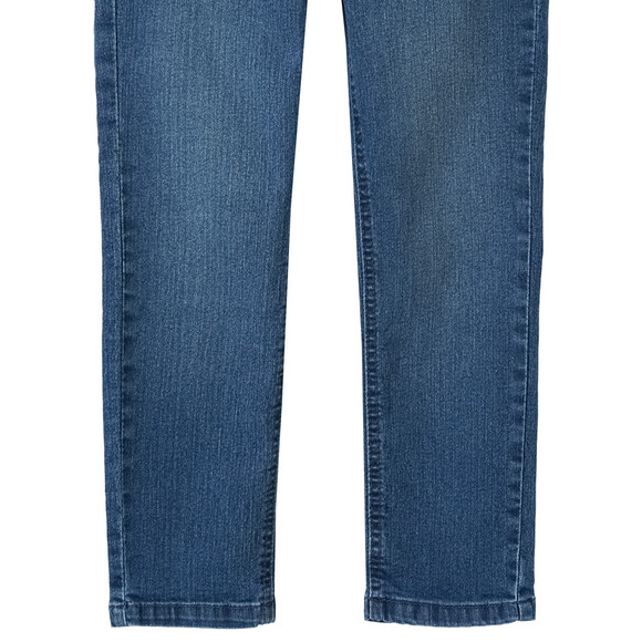 Jungen Pull-on-Jeans mit Used-Waschung