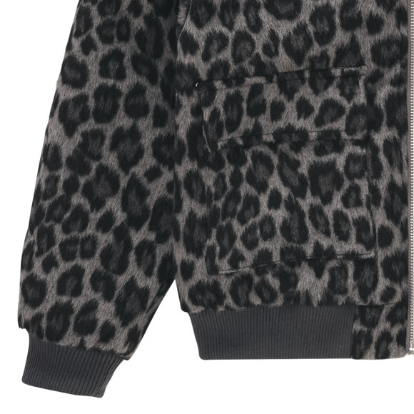 Meisjesjas met leopatroon