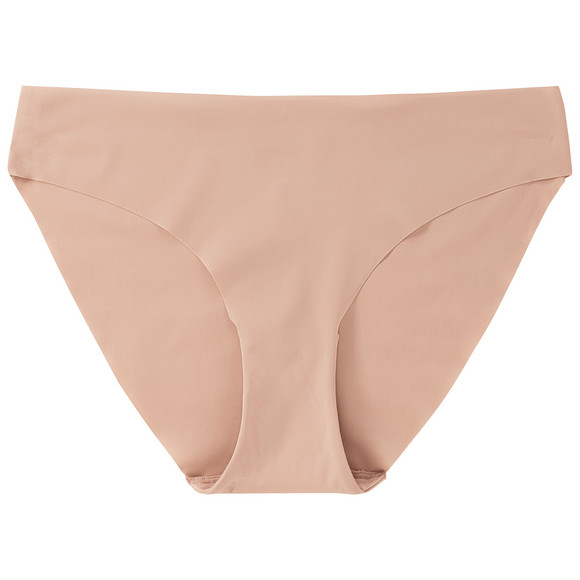 Damen Seamless-Slip im Basic-Look beige