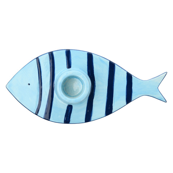 Kerzenhalter in Fisch-Form