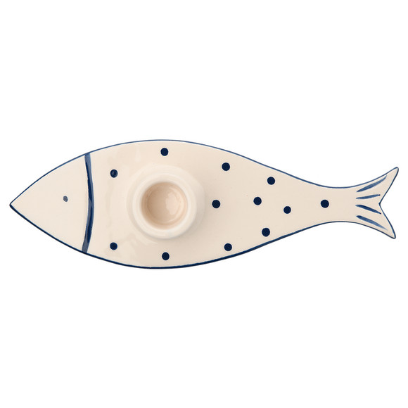 Kerzenhalter in Fisch-Form