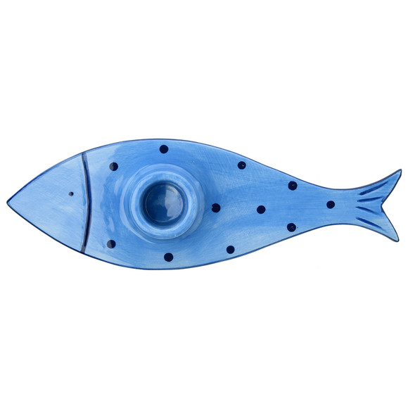 Kerzenhalter in Fisch-Form
