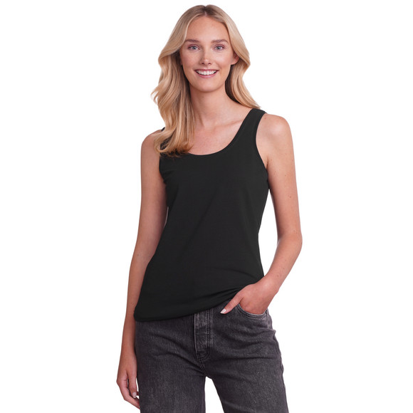 Damen Top in Unifarben