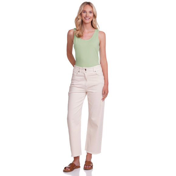 Damen Top in Unifarben